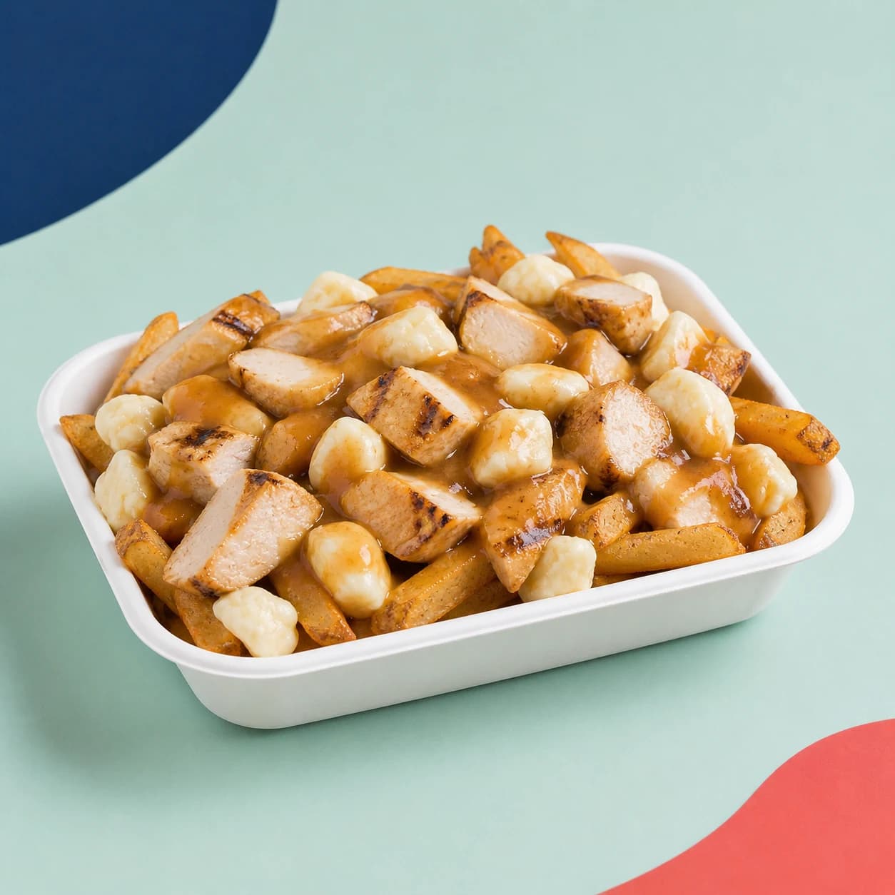 Grilled Chicken Poutine
